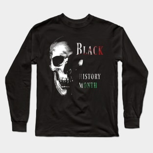 Black history month, grunge vintage Long Sleeve T-Shirt